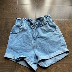mom jeans shorts